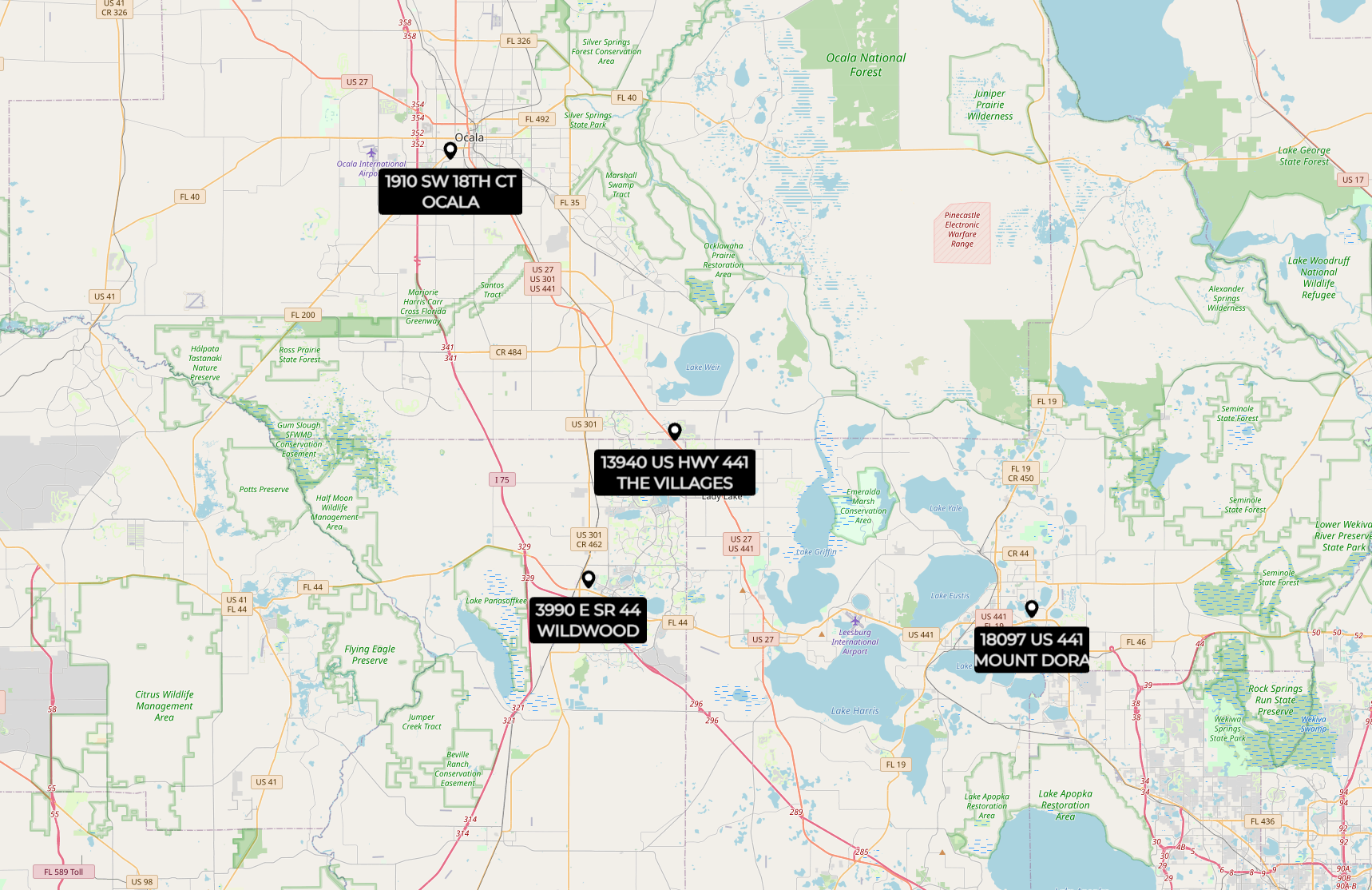 Home 9 Mapline Premier Office Locations Map