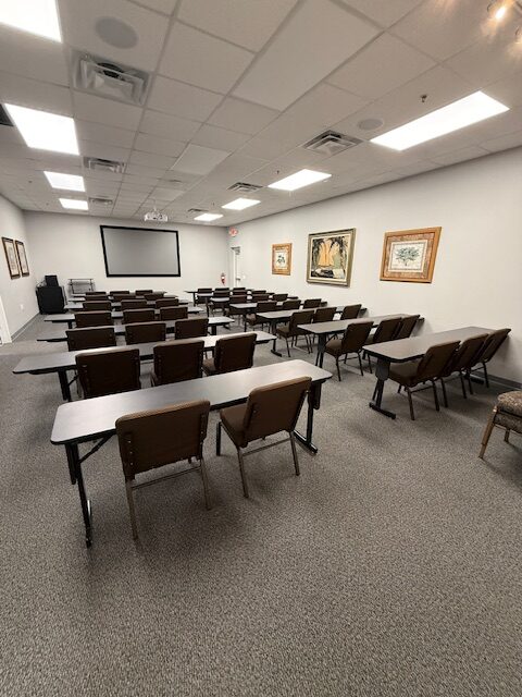 business owner working in serviced office suites near Ocala Florida