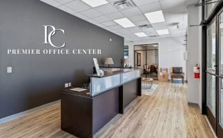 Premier office center located in Newark, NJ, showcasing modern architecture and Professional Office Suites environments.