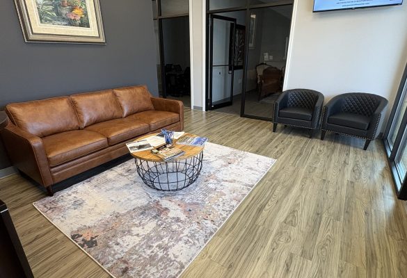 professional working at a premier coworking desk in Ocala FL office