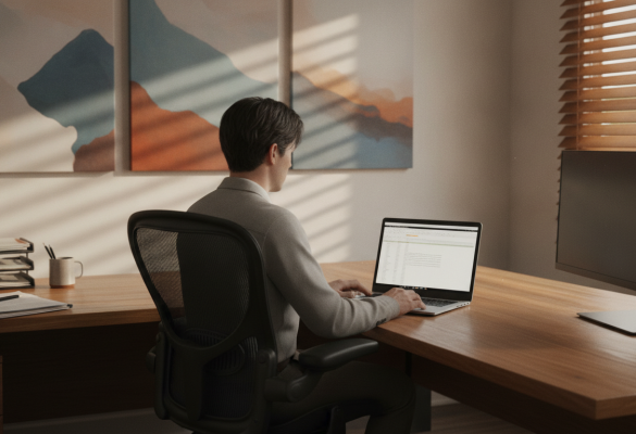professional working in a private serviced offices suite in Ocala FL